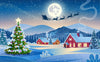 Christmas, Santa Wallpaper, Winter Landscape Mural, Oversized Custom Size Wall Art, Non - Woven, Non - Adhesive, Modern Wall Paper, Removable - Adawall Wallpaper - Registered Trade Accounts Only, Wallpaper Wholesale Account - W78122 - Adawall Wholesale - Wallpaper Wholesaler