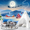 Christmas, Santa Wallpaper, Winter Landscape Mural, Oversized Custom Size Wall Art, Non - Woven, Non - Adhesive, Modern Wall Paper, Removable - Adawall Wallpaper - Registered Trade Accounts Only, Wallpaper Wholesale Account - W78122 - Adawall Wholesale - Wallpaper Wholesaler