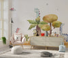 Colorful Dinosaurs, Trees Wallpaper, Seamless Pattern Mural, Oversized Custom Size Wall Art, Non - Woven, Non - Adhesive, Modern Wall Paper, Removable - Adawall Wallpaper - Registered Trade Accounts Only, Wallpaper Wholesale Account - W77953 - Adawall Wholesale - Wallpaper Wholesaler