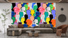 Colorful Diversed People Crowd Wallpaper, Seamless Pattern Mural, Oversized Custom Size Wall Art, Non - Woven, Non - Adhesive, Modern Wall Paper, Removable - Adawall Wallpaper - Registered Trade Accounts Only, Wallpaper Wholesale Account - W78196 - Adawall Wholesale - Wallpaper Wholesaler