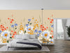 Colorful Floral Wallpaper, Seamless Pattern Mural, Oversized Custom Size Wall Art, Non - Woven, Non - Adhesive, Modern Wall Paper, Removable - Adawall Wallpaper - Registered Trade Accounts Only, Wallpaper Wholesale Account - W78036 - Adawall Wholesale - Wallpaper Wholesaler