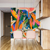 Colorful Tropical Floral Wallpaper, Seamless Pattern Mural, Oversized Custom Size Wall Art, Non - Woven, Non - Adhesive, Modern Wall Paper, Removable - Adawall Wallpaper - Registered Trade Accounts Only, Wallpaper Wholesale Account - W77884 - Adawall Wholesale - Wallpaper Wholesaler