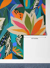 Colorful Tropical Floral Wallpaper, Seamless Pattern Mural, Oversized Custom Size Wall Art, Non - Woven, Non - Adhesive, Modern Wall Paper, Removable - Adawall Wallpaper - Registered Trade Accounts Only, Wallpaper Wholesale Account - W77884 - Adawall Wholesale - Wallpaper Wholesaler