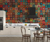 Colorful Vintage Floral and Mandala Elements Wallpaper, Seamless Pattern Mural, Oversized Custom Size Wall Art, Non - Woven, Non - Adhesive, Modern Wall Paper, Removable - Adawall Wallpaper - Registered Trade Accounts Only, Wallpaper Wholesale Account - W77887 - Adawall Wholesale - Wallpaper Wholesaler