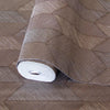 Contemporary 3D Embossed Geometric Wallpaper, Brown, Gray Modern Chevron Herringbone Shapes Wallcovering, Sturdy, Large 177 sq ft Roll - Adawall Wallpaper - Registered Trade Accounts Only, Wallpaper Wholesale Account - 1501-5 - Adawall Wholesale - Wallpaper Wholesaler