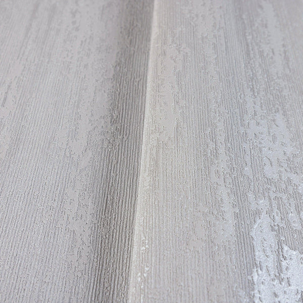 Contemporary Plain Textured Wallpaper, Light Gray Elegant Distressed Design, Washable, Large 114 sq ft Roll - Walloro High End Wallcoverings & More