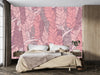 Coral Tropical Leaves Wallpaper, Seamless Pattern Mural, Oversized Custom Size Wall Art, Non - Woven, Non - Adhesive, Modern Wall Paper, Removable - Adawall Wallpaper - Registered Trade Accounts Only, Wallpaper Wholesale Account - W78061 - Adawall Wholesale - Wallpaper Wholesaler