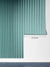 Corrugated Glass Effect Wallpaper, Blue, Green Mural, Oversized Custom Size Wall Art, Non - Woven, Non - Adhesive, Modern Wall Paper, Removable - Adawall Wallpaper - Registered Trade Accounts Only, Wallpaper Wholesale Account - W77795 - Adawall Wholesale - Wallpaper Wholesaler