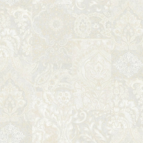 Cream Elegant Patchwork Deep Embossed Wallpaper, 3D Textured Luxury Damask Wallcovering - Adawall Wallpaper - Registered Trade Accounts Only, Wallpaper Wholesale Account - 9911-2 - Adawall Wholesale - Wallpaper Wholesaler