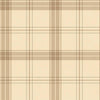 Cream Large Plaid Textured Wallpaper, Tartan Fabric Pattern Classical Modern Non-Pasted Wallcovering - Walloro High End Wallcoverings & More