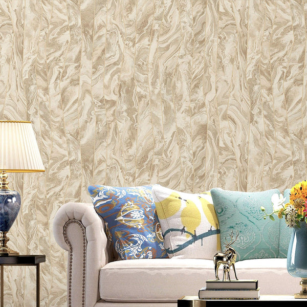 Cream Marble Embossed Wallpaper, Marbled Pattern Striped Stone Effect Modern Wallcovering - Adawall Wallpaper - Registered Trade Accounts Only, Wallpaper Wholesale Account - 1201-2 - Adawall Wholesale - Wallpaper Wholesaler
