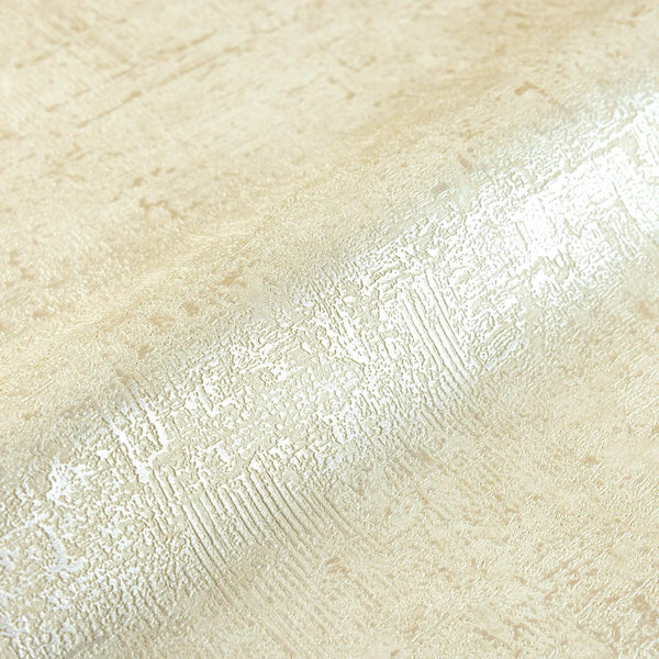 Cream Stylish Distressed 3D Embossed Wallpaper, Farmhouse Rustic Textured Wallcovering - Walloro High End Wallcoverings & More