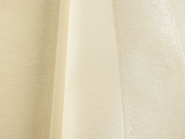 Cream Timeless Bold Striped Wallpaper, Flocked Textured Velvet Feeling Thick Lines Wallcovering - Walloro High End Wallcoverings & More