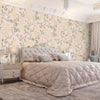 Cream Timeless Floral Embossed Rose Wallpaper, Flocked Vivid Color Rose Flowers Pattern - Adawall Wallpaper - Registered Trade Accounts Only, Wallpaper Wholesale Account - 7803-1 - Adawall Wholesale - Wallpaper Wholesaler