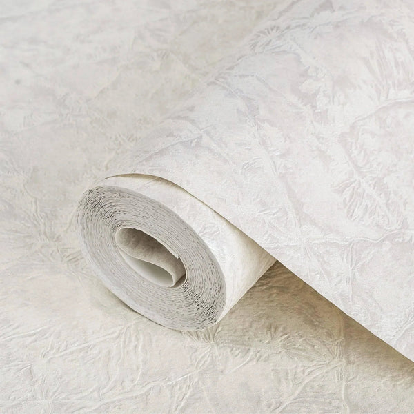 Cream White Plain Embossed Wallpaper, Home Wall Decor, Aesthetic Wallpaper, Textured Wallcovering Non - Adhesive - 41.7”W X 393”H - Adawall Wallpaper - Registered Trade Accounts Only, Wallpaper Wholesale Account - 1007-1 - Adawall Wholesale - Wallpaper Wholesaler
