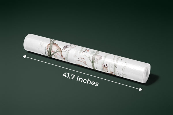 Cute Animals, Trees Wallpaper, White Background Mural, Oversized Custom Size Wall Art, Non - Woven, Non - Adhesive, Modern Wall Paper, Removable - Adawall Wallpaper - Registered Trade Accounts Only, Wallpaper Wholesale Account - W77652 - Adawall Wholesale - Wallpaper Wholesaler