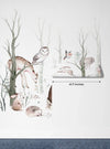 Cute Animals, Trees Wallpaper, White Background Mural, Oversized Custom Size Wall Art, Non - Woven, Non - Adhesive, Modern Wall Paper, Removable - Adawall Wallpaper - Registered Trade Accounts Only, Wallpaper Wholesale Account - W77652 - Adawall Wholesale - Wallpaper Wholesaler