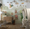 Cute Animals Wallpaper, Woodland Summer Mural, Oversized Custom Size Wall Art, Non - Woven, Non - Adhesive, Modern Wall Paper, Removable - Adawall Wallpaper - Registered Trade Accounts Only, Wallpaper Wholesale Account - W77752 - Adawall Wholesale - Wallpaper Wholesaler