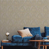 Damask Deep Embossed Wallpaper, Tan, Gold Luxury 3D Non - Pasted Wallcovering, Shimmering, Traditional Non - Woven Wall Decor - Adawall Wallpaper - Registered Trade Accounts Only, Wallpaper Wholesale Account - 1401-5 - Adawall Wholesale - Wallpaper Wholesaler