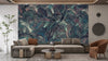 Dark Blue and Red Wallpaper, Abstract Shapes Mural, Oversized Custom Size Wall Art, Non - Woven, Non - Adhesive, Modern Wall Paper, Removable - Adawall Wallpaper - Registered Trade Accounts Only, Wallpaper Wholesale Account - W77643 - Adawall Wholesale - Wallpaper Wholesaler