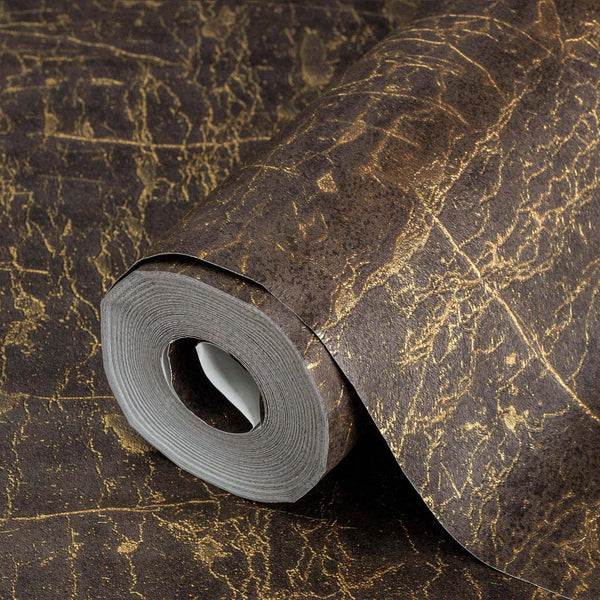 Dark Brown Luxury Leather Look Faux Wallpaper, 3D Embossed textured, Metallic rustic Patterns Decor - Adawall Wallpaper - Registered Trade Accounts Only, Wallpaper Wholesale Account - 7815-5 - Adawall Wholesale - Wallpaper Wholesaler