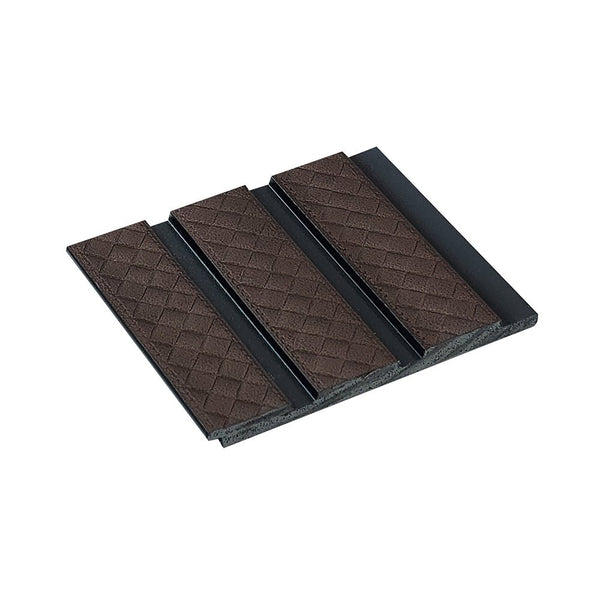 Dark Brown Woven Pattern Wall Panel, PS Wall Home Decoration Panel - Premium Quality - Adawall Wallpaper - Registered Trade Accounts Only, Wallpaper Wholesale Account - APS505 - Adawall Wholesale - Wallpaper Wholesaler