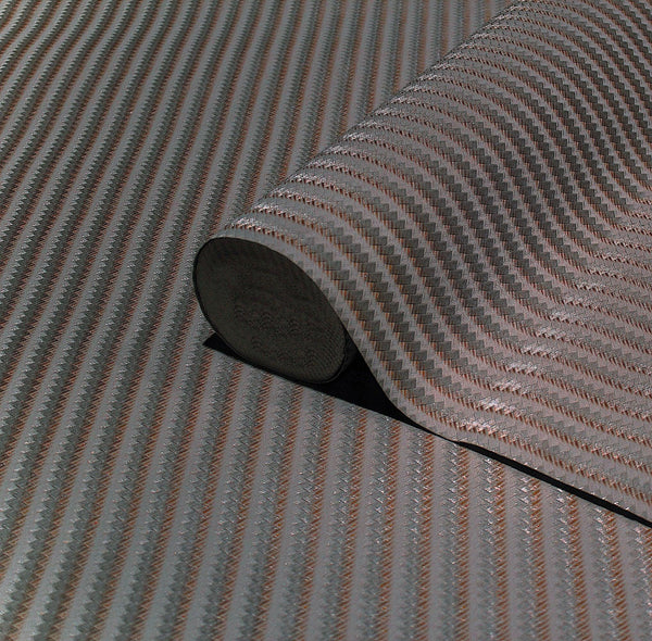 Dark Gray Timeless Quilted Feel Wallpaper, Deep Embossed Chevron Basket Weave Wallcovering, Jute Design - Walloro High End Wallcoverings & More