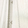 Decorative Striped Embossed Wallpaper, White, Silver 3D Boho Art Deco Ornate Home Wall Decor, Washable - Adawall Wallpaper - Registered Trade Accounts Only, Wallpaper Wholesale Account - 1309-1 - Adawall Wholesale - Wallpaper Wholesaler