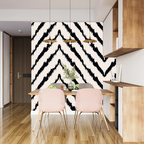 Diagonal Ikat Wallpaper, Seamless Pattern Mural, Oversized Custom Size Wall Art, Non - Woven, Non - Adhesive, Modern Wall Paper, Removable - Adawall Wallpaper - Registered Trade Accounts Only, Wallpaper Wholesale Account - W77680 - Adawall Wholesale - Wallpaper Wholesaler
