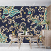 Ethnic Paisley Wallpaper, Seamless Pattern Mural, Oversized Custom Size Wall Art, Non-Woven, Non-Adhesive, Modern Wall Paper, Removable