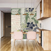 Floral Wallpaper, Patchwork Mural, Oversized Custom Size Wall Art, Non-Woven, Non-Adhesive, Modern Wall Paper, Removable