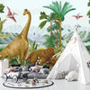 Dino World Wallpaper, Palms Mural, Oversized Custom Size Wall Art, Non - Woven, Non - Adhesive, Modern Wall Paper, Removable - Adawall Wallpaper - Registered Trade Accounts Only, Wallpaper Wholesale Account - W77757 - Adawall Wholesale - Wallpaper Wholesaler