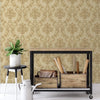 Elegant Damask Embossed Wallpaper, Beige 3D Textured Wallcovering, Traditional, Extra Large 114 sq ft Roll, Stylish Wallpaper, Luxury Floral - Adawall Wallpaper - Registered Trade Accounts Only, Wallpaper Wholesale Account - 6808-2 - Adawall Wholesale - Wallpaper Wholesaler