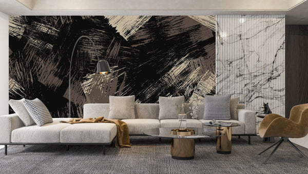 Elegant Paint Strokes Wallpaper, Seamless Pattern Mural, Oversized Custom Size Wall Art, Non - Woven, Non - Adhesive, Modern Wall Paper, Removable - Adawall Wallpaper - Registered Trade Accounts Only, Wallpaper Wholesale Account - W78174 - Adawall Wholesale - Wallpaper Wholesaler