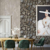 Elegant Realistic Stone Effect Wallpaper, Gray Deep Embossed Wall Decor Accent, Aesthetic Textured Wallcovering, - Walloro High End Wallcoverings & More