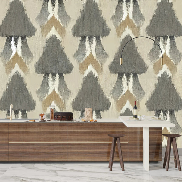 Ethnic Ikat Abstract Wallpaper, Seamless Pattern Tribal Mural, Oversized Custom Size Wall Art, Non - Woven, Non - Adhesive, Modern Wall Paper, Removable - Adawall Wallpaper - Registered Trade Accounts Only, Wallpaper Wholesale Account - W77742 - Adawall Wholesale - Wallpaper Wholesaler