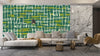 Ethnic Ikat Greenish Wallpaper, Handmade Boho Tribal Mural, Oversized Custom Size Wall Art, Non - Woven, Non - Adhesive, Modern Wall Paper, Removable - Adawall Wallpaper - Registered Trade Accounts Only, Wallpaper Wholesale Account - W77740 - Adawall Wholesale - Wallpaper Wholesaler