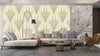 Ethnic Ikat Wallpaper, Yellow Boho Mural, Oversized Custom Size Wall Art, Non - Woven, Non - Adhesive, Modern Wall Paper, Removable - Adawall Wallpaper - Registered Trade Accounts Only, Wallpaper Wholesale Account - W77735 - Adawall Wholesale - Wallpaper Wholesaler