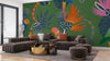 Exotic Abstract Wallpaper, Parrots Mural, Oversized Custom Size Wall Art, Non - Woven, Non - Adhesive, Modern Wall Paper, Removable - Adawall Wallpaper - Registered Trade Accounts Only, Wallpaper Wholesale Account - W77858 - Adawall Wholesale - Wallpaper Wholesaler