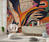 Exotic Jungle Plants Wallpaper, Abstract Mural, Oversized Custom Size Wall Art, Non - Woven, Non - Adhesive, Modern Wall Paper, Removable - Adawall Wallpaper - Registered Trade Accounts Only, Wallpaper Wholesale Account - W77592 - Adawall Wholesale - Wallpaper Wholesaler