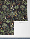 Exotic Plants and Birds Wallpaper, Forest Mural, Oversized Custom Size Wall Art, Non - Woven, Non - Adhesive, Modern Wall Paper, Removable - Adawall Wallpaper - Registered Trade Accounts Only, Wallpaper Wholesale Account - W77519 - Adawall Wholesale - Wallpaper Wholesaler