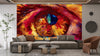 Eye Oil Painting Wallpaper, Brush Strokes Mural, Oversized Custom Size Wall Art, Non - Woven, Non - Adhesive, Modern Wall Paper, Removable - Adawall Wallpaper - Registered Trade Accounts Only, Wallpaper Wholesale Account - W78212 - Adawall Wholesale - Wallpaper Wholesaler