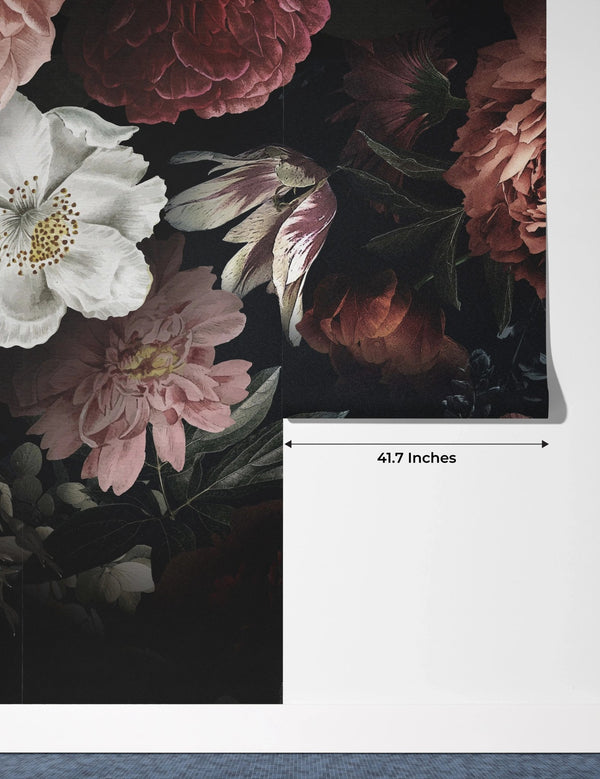 Flowers Wallpaper, Natural Background Mural, Oversized Custom Size Wall Art, Non - Woven, Non - Adhesive, Modern Wall Paper, Removable - Adawall Wallpaper - Registered Trade Accounts Only, Wallpaper Wholesale Account - W77517 - Adawall Wholesale - Wallpaper Wholesaler