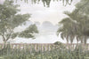 Foggy Forest Wallpaper, Tropical Leaves, Trees Mural, Oversized Custom Size Wall Art, Non - Woven, Non - Adhesive, Modern Wall Paper, Removable - Adawall Wallpaper - Registered Trade Accounts Only, Wallpaper Wholesale Account - W77984 - Adawall Wholesale - Wallpaper Wholesaler