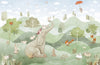 Forest Animals Wallpaper, Woodland Summer Mural, Oversized Custom Size Wall Art, Non - Woven, Non - Adhesive, Modern Wall Paper, Removable - Adawall Wallpaper - Registered Trade Accounts Only, Wallpaper Wholesale Account - W77753 - Adawall Wholesale - Wallpaper Wholesaler