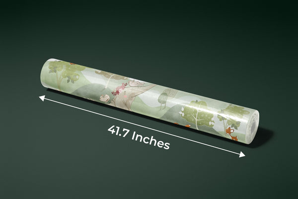 Forest Animals Wallpaper, Woodland Summer Mural, Oversized Custom Size Wall Art, Non - Woven, Non - Adhesive, Modern Wall Paper, Removable - Adawall Wallpaper - Registered Trade Accounts Only, Wallpaper Wholesale Account - W77753 - Adawall Wholesale - Wallpaper Wholesaler