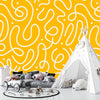 Fun Line Doodle Wallpaper, Seamless Pattern Mural, Oversized Custom Size Wall Art, Non - Woven, Non - Adhesive, Modern Wall Paper, Removable - Adawall Wallpaper - Registered Trade Accounts Only, Wallpaper Wholesale Account - W78199 - Adawall Wholesale - Wallpaper Wholesaler