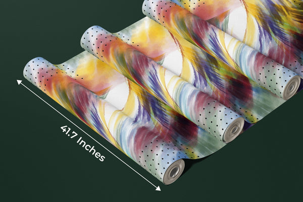 Futuristic Colorful Wallpaper, Seamless Pattern Mural, Oversized Custom Size Wall Art, Non - Woven, Non - Adhesive, Modern Wall Paper, Removable - Adawall Wallpaper - Registered Trade Accounts Only, Wallpaper Wholesale Account - W78177 - Adawall Wholesale - Wallpaper Wholesaler