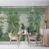 Garden and Peacock Wallpaper,Botanic and Lattice Wall Mural, Oversized Custom Size Wall Art, Non - Woven, Non - Adhesive, Modern Wall Paper, Removable - Adawall Wallpaper - Registered Trade Accounts Only, Wallpaper Wholesale Account - W77506 - Adawall Wholesale - Wallpaper Wholesaler