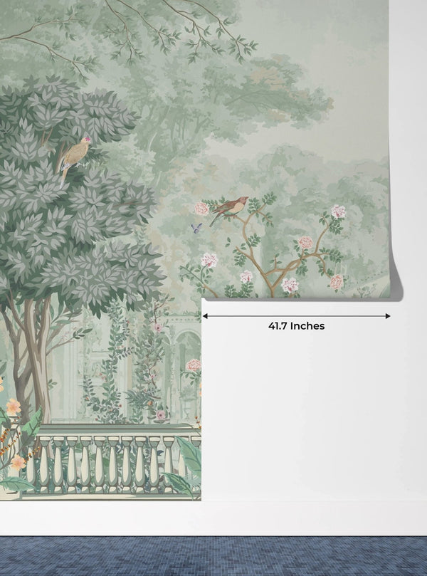 Garden Forest Wallpaper, Vintage Roman Mural, Oversized Custom Size Wall Art, Non - Woven, Non - Adhesive, Modern Wall Paper, Removable - Adawall Wallpaper - Registered Trade Accounts Only, Wallpaper Wholesale Account - W77711 - Adawall Wholesale - Wallpaper Wholesaler